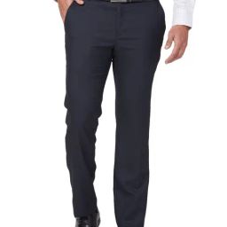 Raymond Blue Slim Fit Trousers-picture-33
