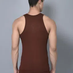 Dollar Bigboss Assorted Cotton Regular Fit Vest - Pack Of 7 image 2