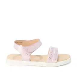 Pantaloons Junior Girls Iridescent Ankle Strap Sandals-picture-22