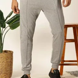 Thomas Scott Grey Melange Slim Fit Joggers image 5