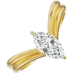 EMORI 14k Yellow Gold Lab Grown Diamond Statement Ring for Women-image-56