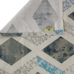 Klotthe Blue 400 TC Cotton Single Bedsheet with Pillow Cover image 5