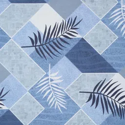 Klotthe Blue 400 TC Cotton Single Elastic Bedsheet with Pillow Cover image 5