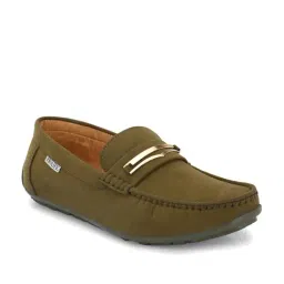 Prolific Men's Olive Green Casual Loafers image 2
