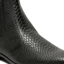 Teakwood Leathers Men's Black Chelsea Boots image 5