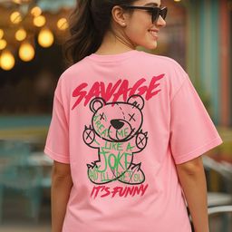 Tromko Women Graphic Printed Round Neck Cotton Relaxed Fit T-shirt-picture-37