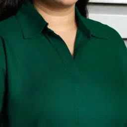 High Star Green Casual Shirt image 5