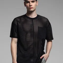 Jack & Jones Men Striped Pockets T-shirt image 1