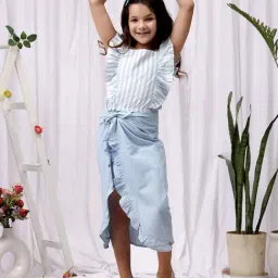 NEUDIS Kids Blue Girls Coord Set-image-11