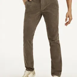 Levi's Dark Brown Cotton Slim Fit Chinos-picture-32