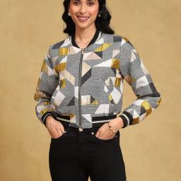 Label Ritu Kumar Multicolor Printed Jacket-picture-17