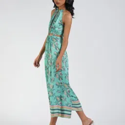 Label Ritu Kumar Mint Printed Jumpsuit image 4