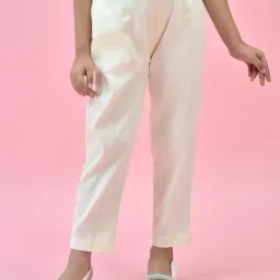 Juniper Girls White Solid Pants-image-4