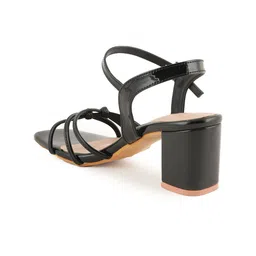 Anouk Women Solid Block Heel Sandals with Buckles image 3