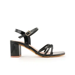 Anouk Women Solid Block Heel Sandals with Buckles image 4