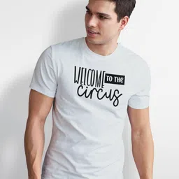 Seekbuylove Typography Printed Round Neck Pure Cotton Bio Finish T-shirt image 5