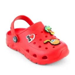 HOPPA Kids Red Clogs image 2