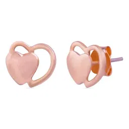 Bhima Jewels 925 Sterling Silver Rose Gold Earrings for Women-picture-38