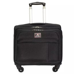 SWISS MILITARY Trolley Luggage/Suitcase Parker Series 48 L Polyester Black, PARKER_STB-OVR_BLK-picture-7