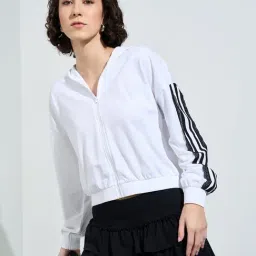 Ajile By Pantaloons White Cotton Loose Fit Top image 4