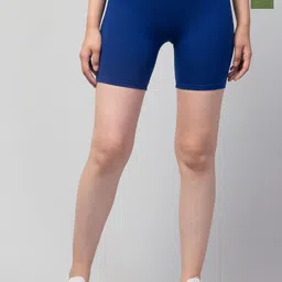 HIRRUX Women Pack of 2 Skinny Fit Low-Rise Cycling Sports Shorts-picture-33