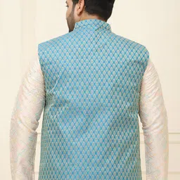 SOJANYA PLUS Woven Design Nehru Jackets image 5