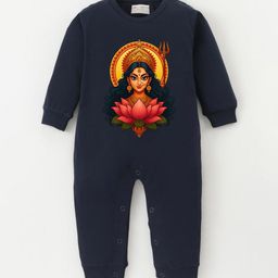 BLUSHES Infants Printed Pure Cotton Full Sleeve Romper-picture-43