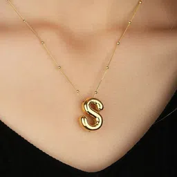 Designs & You Gold-Plated Contemporary Pendants with Chains image 2
