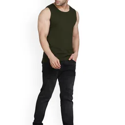 SLOWLORIS Men Pack Of 2 Printed Gym Vests image 3