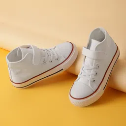 TRUFFLE COLLECTION Colour Blocked Velcro Closure Sneakers - White-picture-16