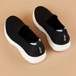 Ginger by Lifestyle Women Textured PU Slip-On Sneakers image 3