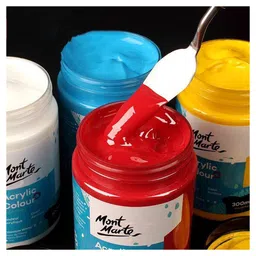 Mont Marte Acrylic Colour Paint 300ml - Monastral Green image 3