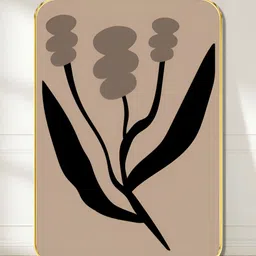 Myntra Elegant Homes Beige & Black 1 Piece Wood Other Wall Paintings-picture-14