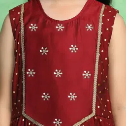 BAESD Girls Basic Jumpsuit with Embroidered image 4