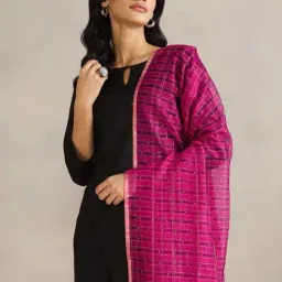 Fabindia Pink Woven Dupatta image 4