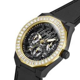 GUESS Mens Black Round Dial Analog Watch - GW0567G1 image 5