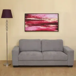 Nilkamal Shirley Grey Fabric - Polyester 3 Seater Sofa-picture-45