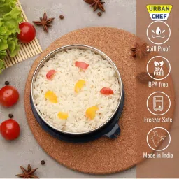 Urban Chef Blue Stainless Steel Essential Lunch Box Containers - Set of 3 image 5