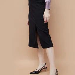 CODE by Lifestyle Straight Knee Length Skirts image 4