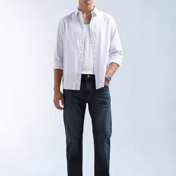 Flying Machine Mrtf Men Straight Fit Mid-Rise Light Fade Stretchable Jeans image 3