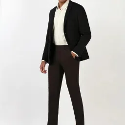 Peter England Black Slim Fit Blazer image 5