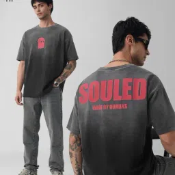 The Souled Store Originals Phantom Oversized T-Shirt-image-1