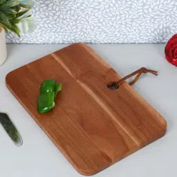 VarEesha StyleWood Brown Acacia Wood Chopping Board - Set of 1-image-72