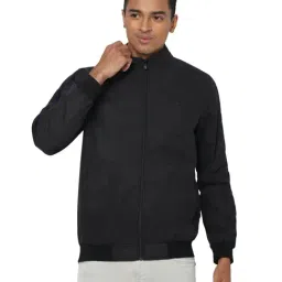 Allen Solly Black Cotton Regular Fit Jacket-picture-19