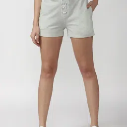 Forever 21 Sage Green Cotton Shorts-picture-10