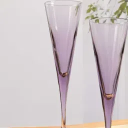 Pasabahce V-Line Purple Glass Tumbler (0.15 L) - Set of 6-image-6