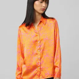 Only Orange Printed Shirt-image-43