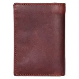 SASSORA Mei Brown Casual Leather Bi-Fold Wallet for Men image 2