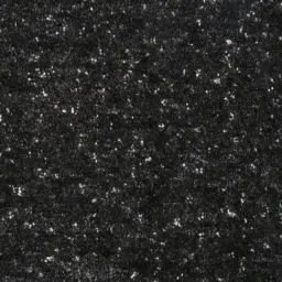 Saral Home Black Polyester Antiskid Backing Modern Design Floor Carpet image 2