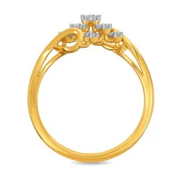 Kisna Diamond & Gold Jewellery Shayna 18k (750) Diamond & Gold Ring For Women image 5
